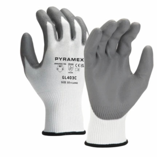 Pyramex GL403C Polyurethane A2 Cut-Resistant Seamless Knit Glove